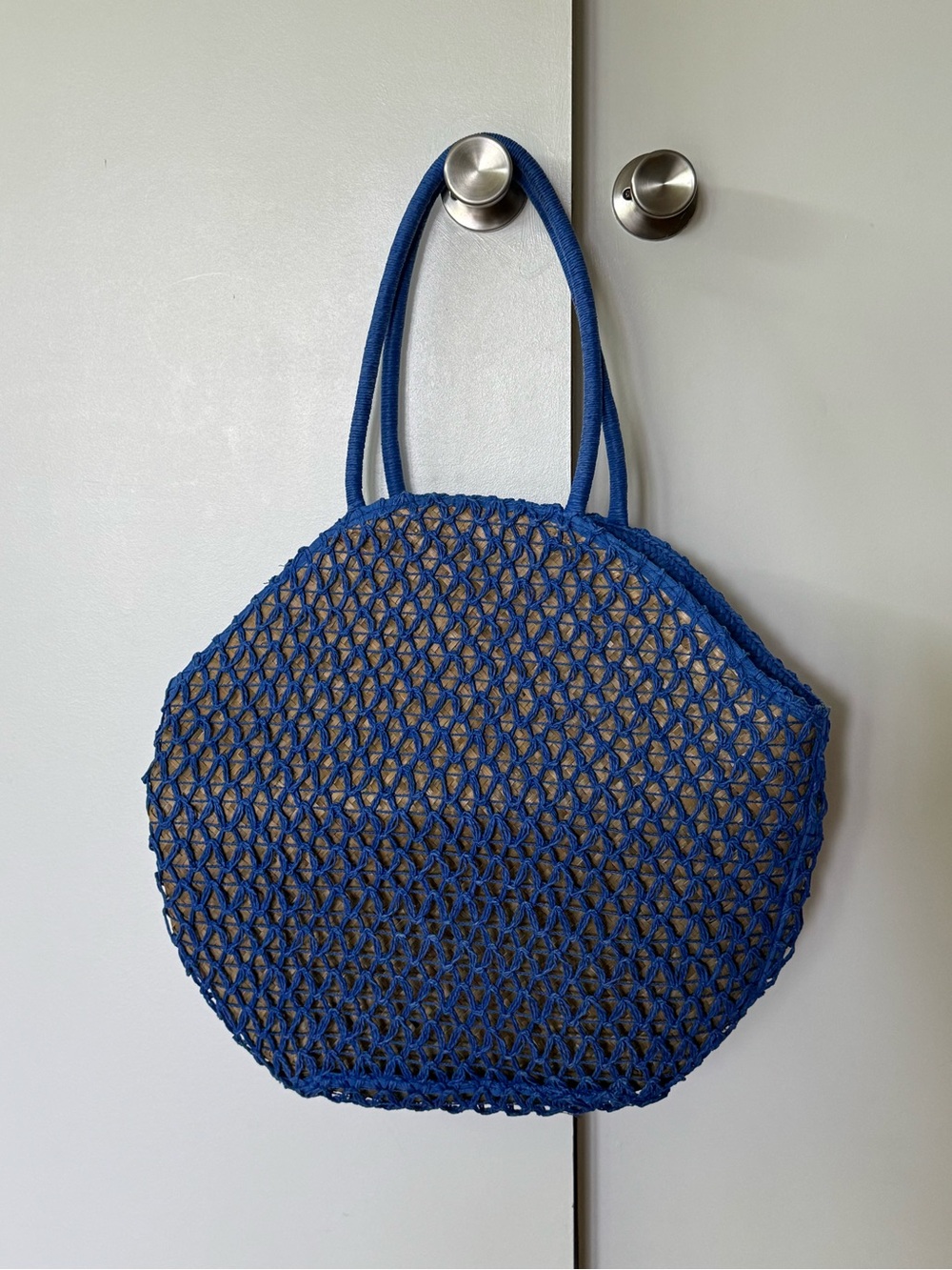 Blue Beach Tote Bag